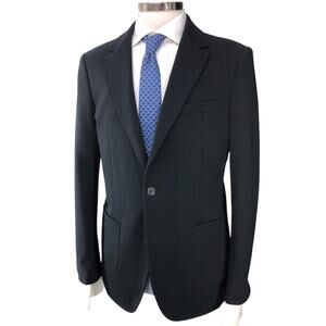 Artefact StichFix Mens Size M/S 40R Sport Coat Knit Blazer Unstructured Black